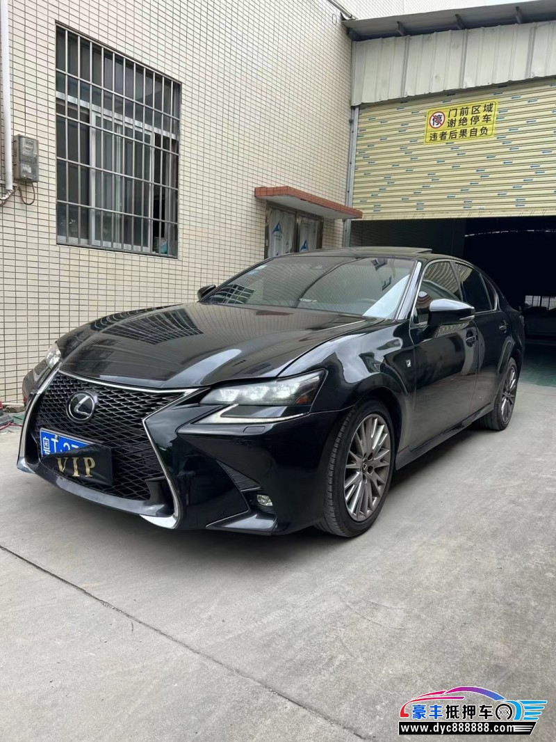 18年雷克萨斯GS轿车抵押车出售