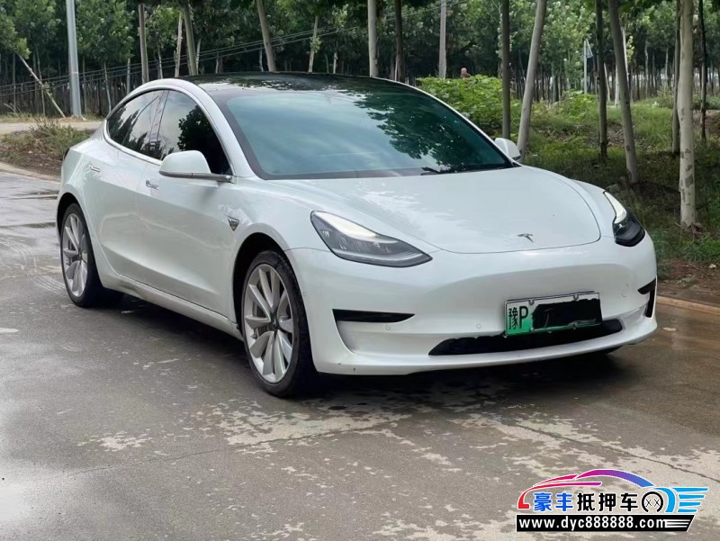 20年特斯拉MODEL 3轿车抵押车出售