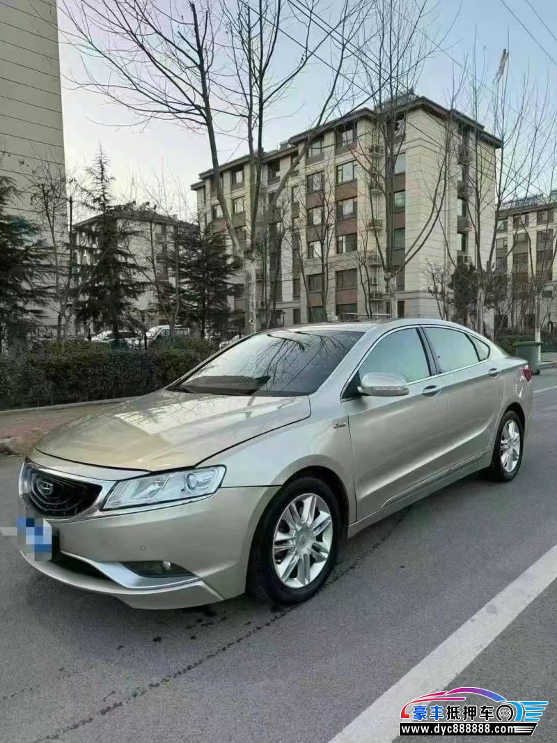 16年吉利博瑞轿车抵押车出售