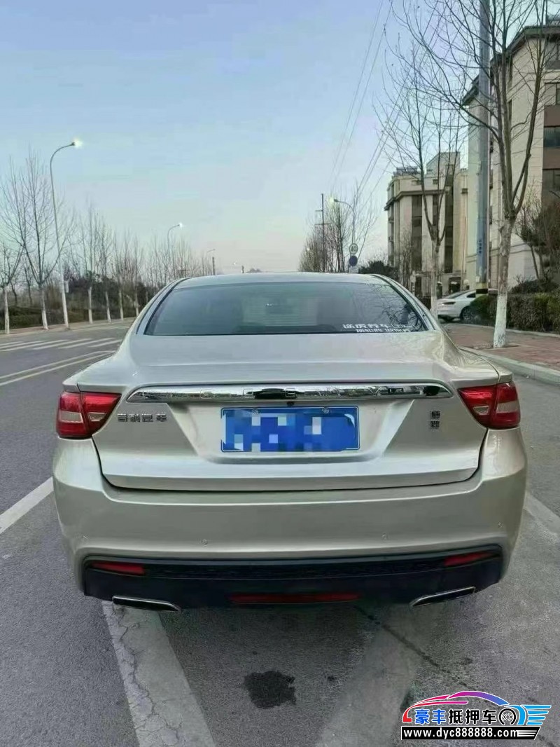 16年吉利博瑞轿车抵押车出售