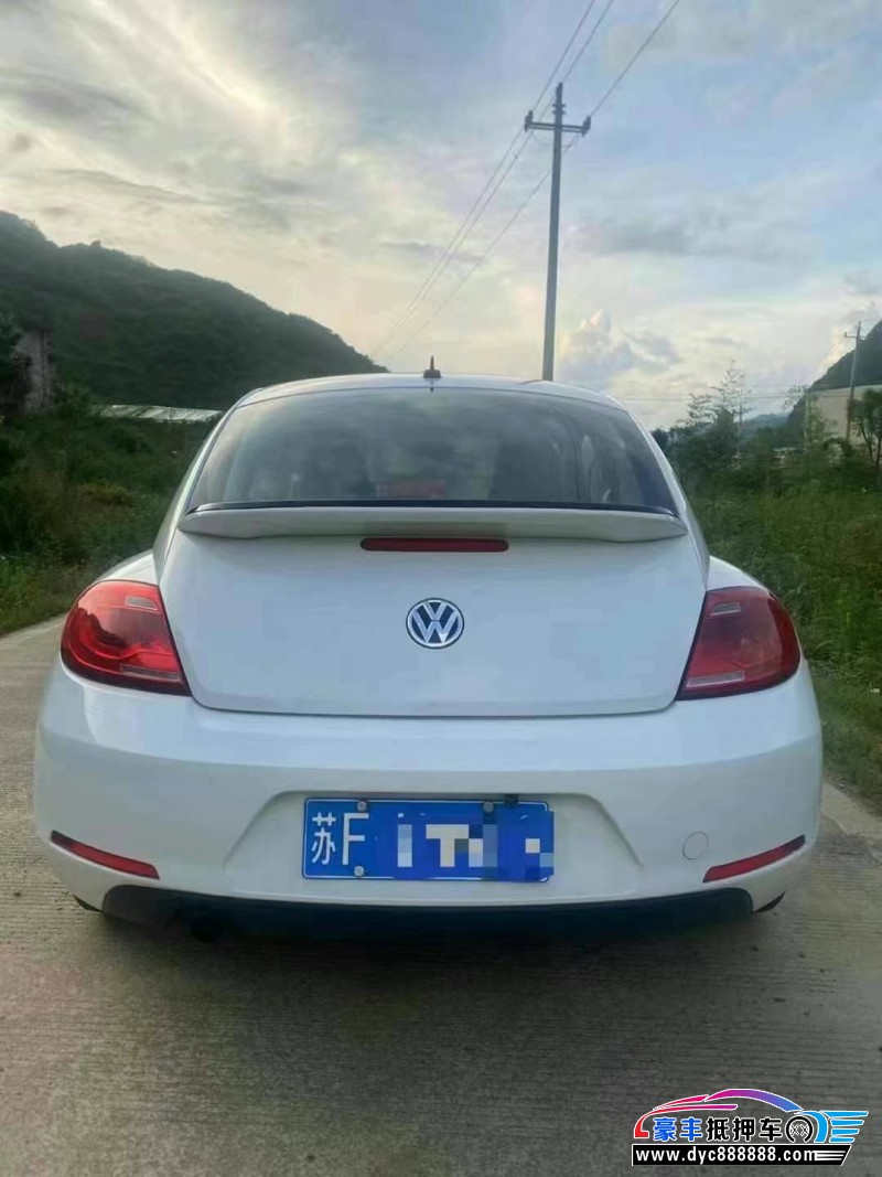 15年大众甲壳虫轿车抵押车出售