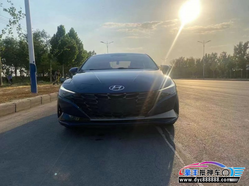 21年现代伊兰特轿车抵押车出售