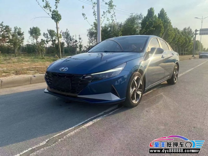 21年现代伊兰特轿车抵押车出售