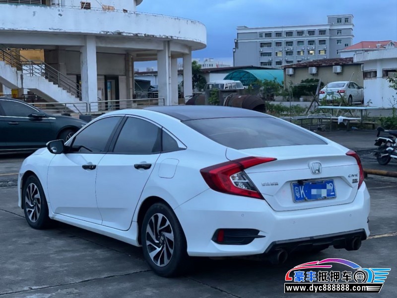 19年本田思域轿车抵押车出售