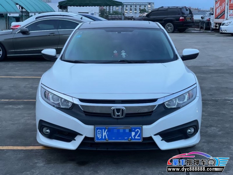 19年本田思域轿车抵押车出售