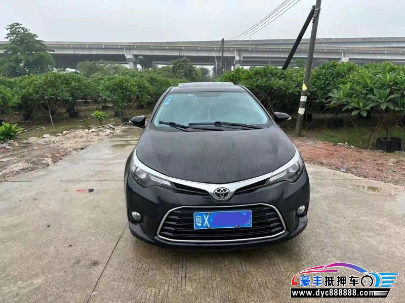 16年丰田雷凌轿车抵押车出售