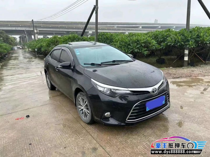 16年丰田雷凌轿车抵押车出售