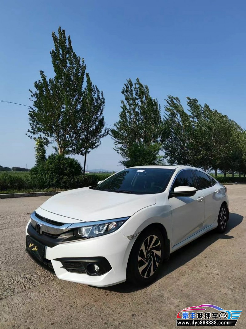 19年本田思域轿车抵押车出售