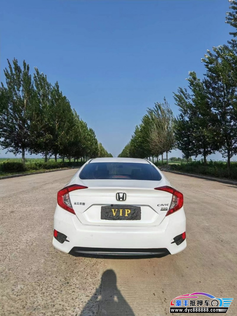 19年本田思域轿车抵押车出售