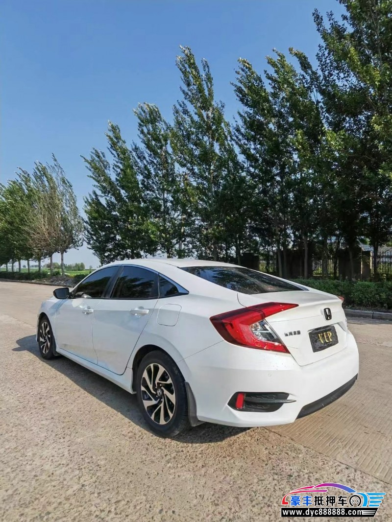 19年本田思域轿车抵押车出售