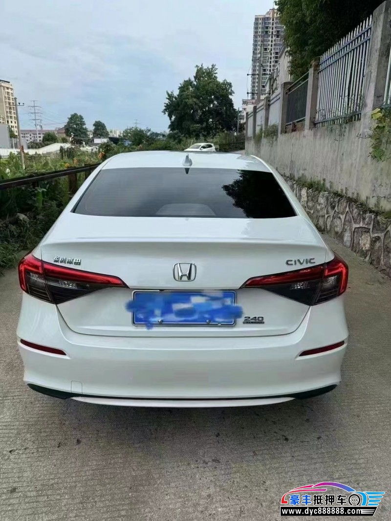 24年本田思域轿车抵押车出售