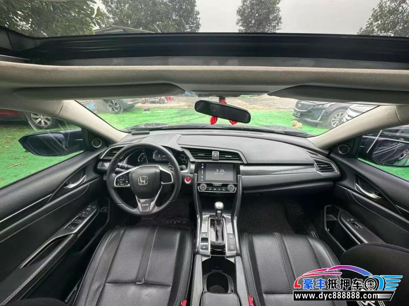 19年本田思域轿车抵押车出售