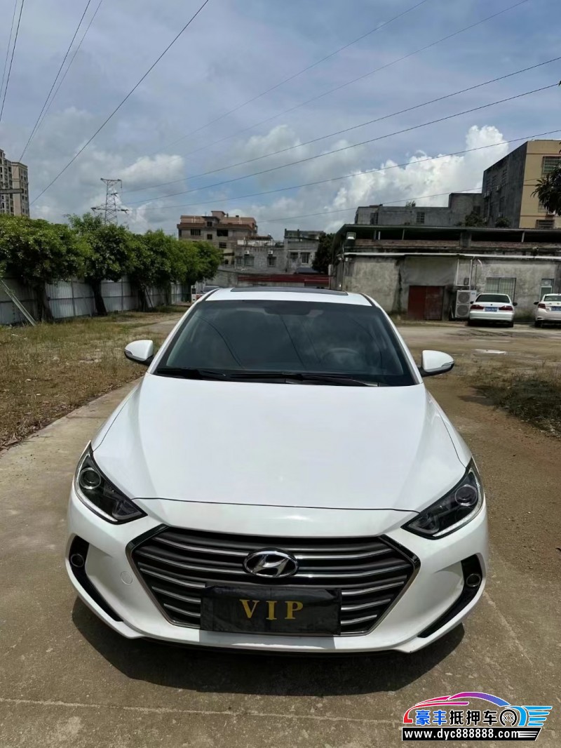 18年现代领动轿车抵押车出售