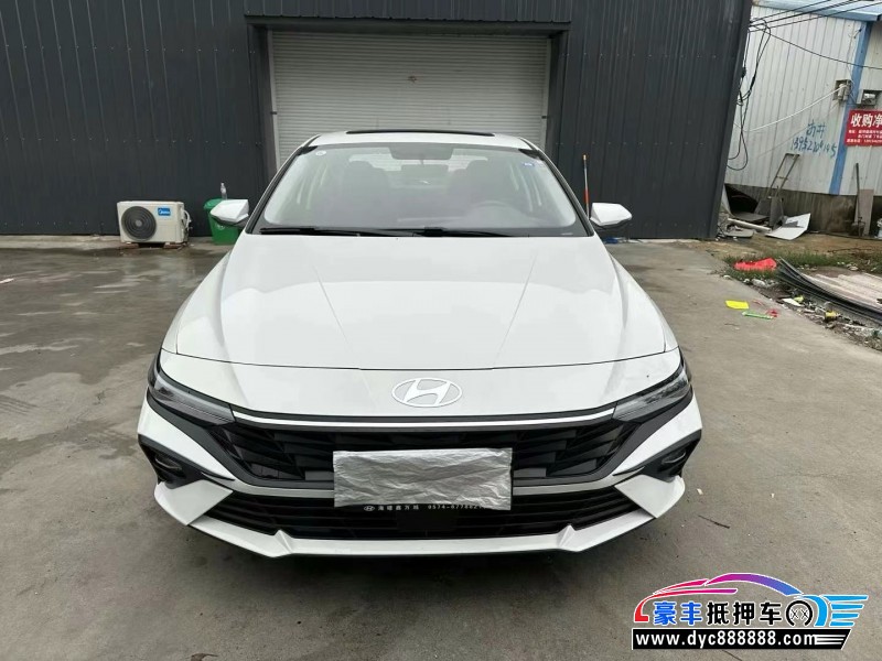 24年现代伊兰特轿车抵押车出售