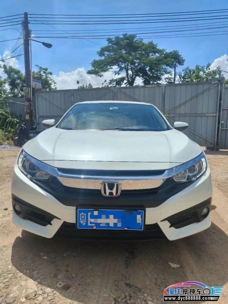 19年本田思域轿车抵押车出售