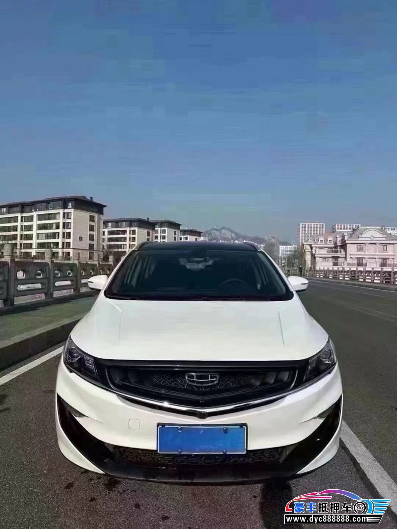 20年吉利嘉际轿车抵押车出售