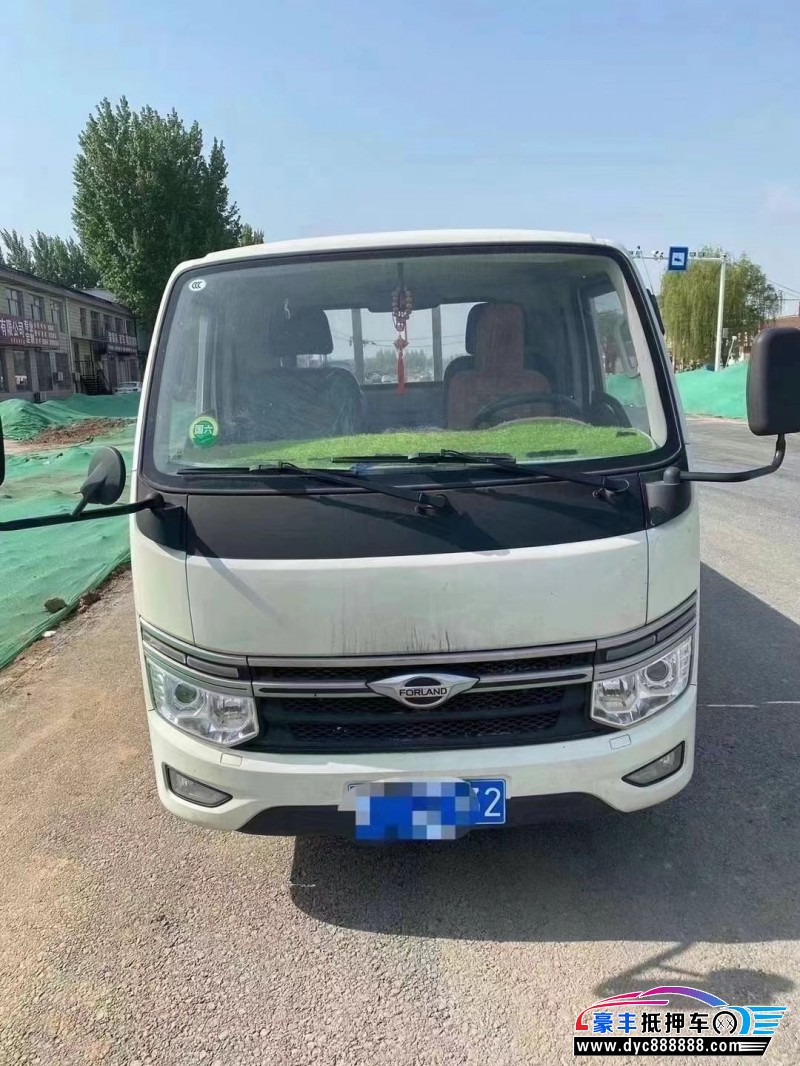 22年福田平板轿车抵押车出售