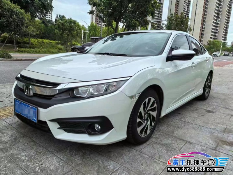 19年本田思域轿车抵押车出售