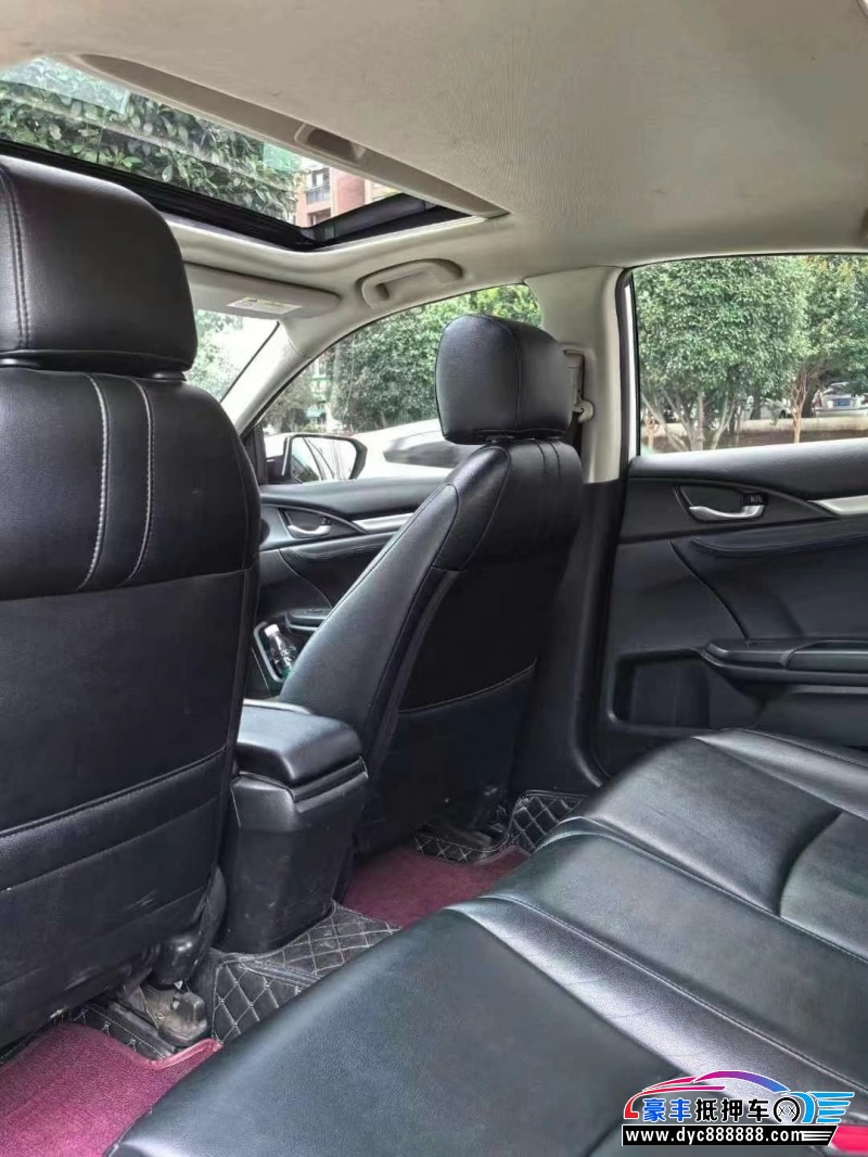 19年本田思域轿车抵押车出售