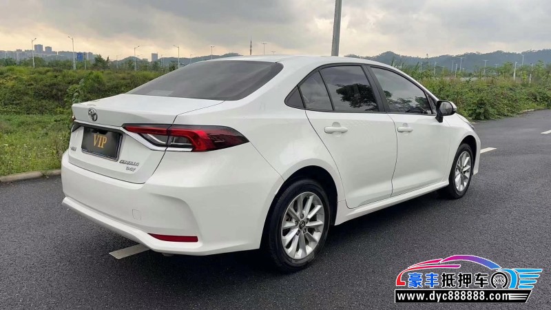 21年丰田卡罗拉轿车抵押车出售