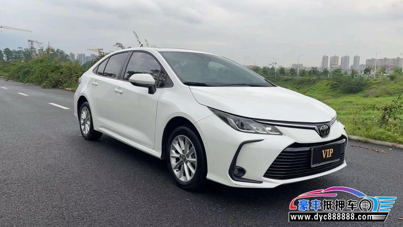 21年丰田卡罗拉轿车抵押车出售