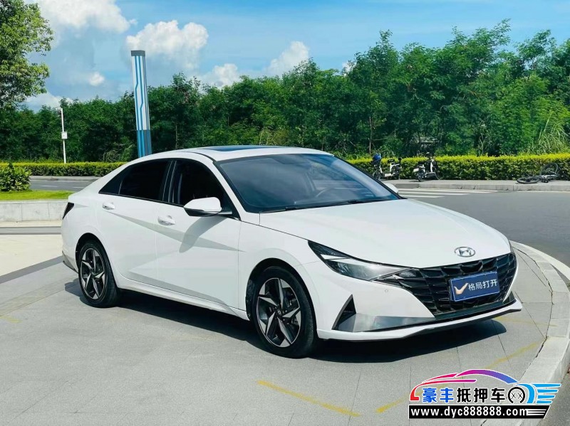 23年现代伊兰特轿车抵押车出售