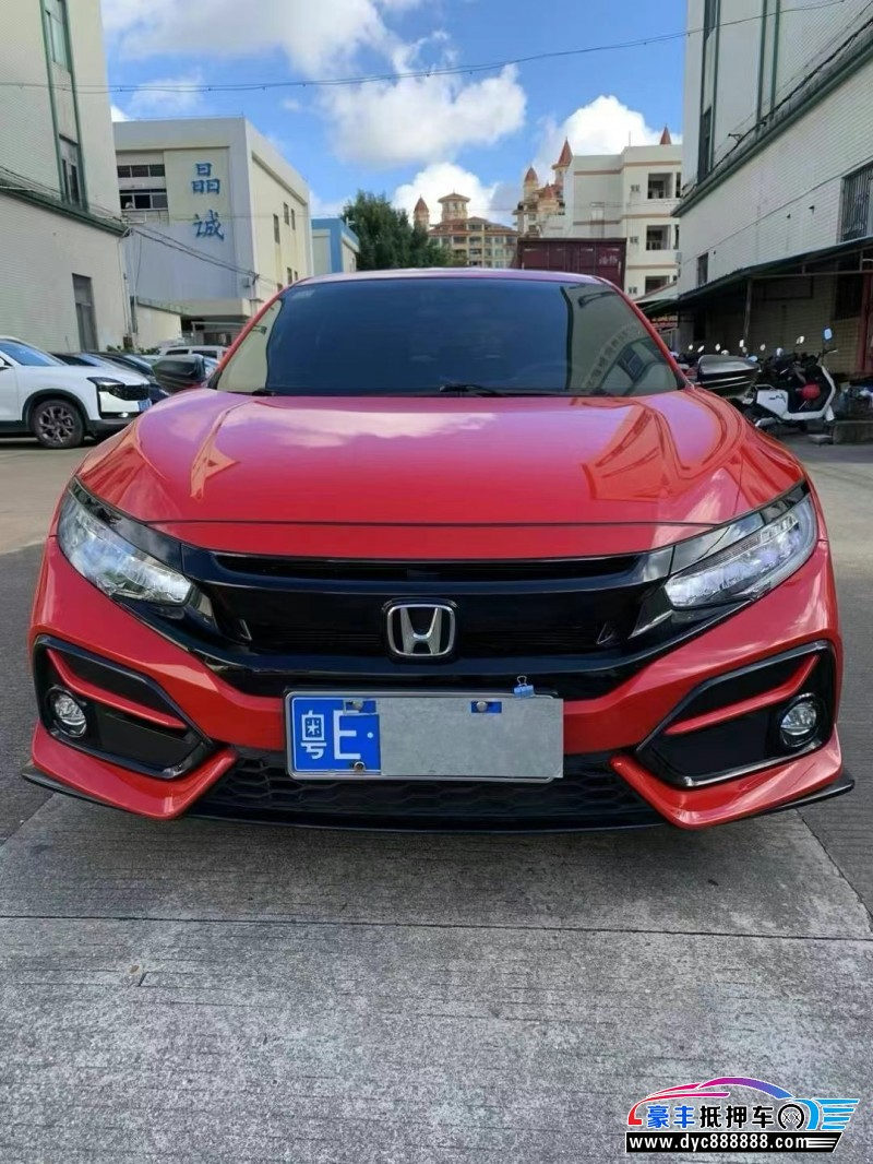 21年本田思域轿车抵押车出售