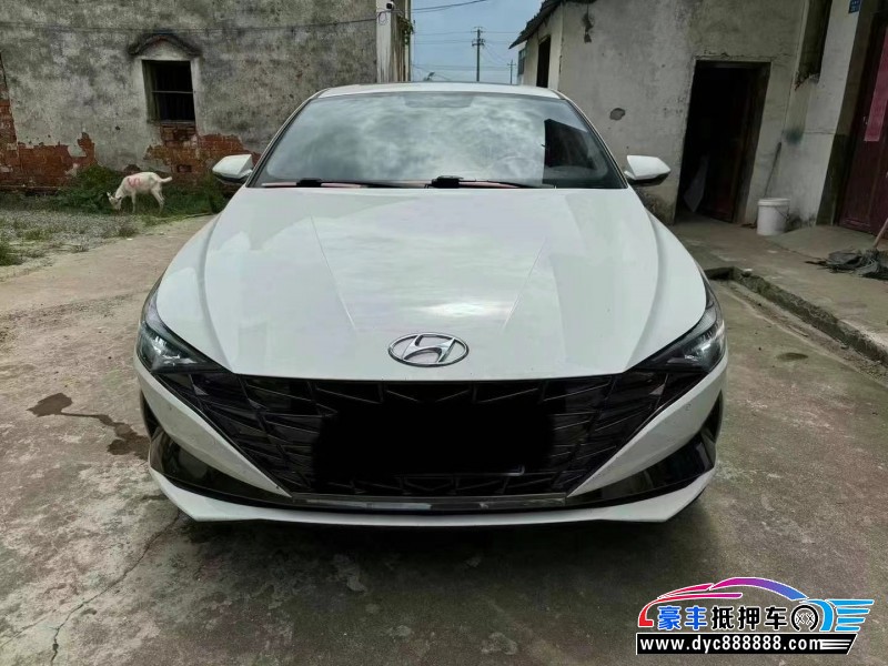22年现代伊兰特轿车抵押车出售