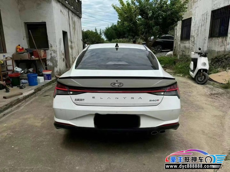 22年现代伊兰特轿车抵押车出售