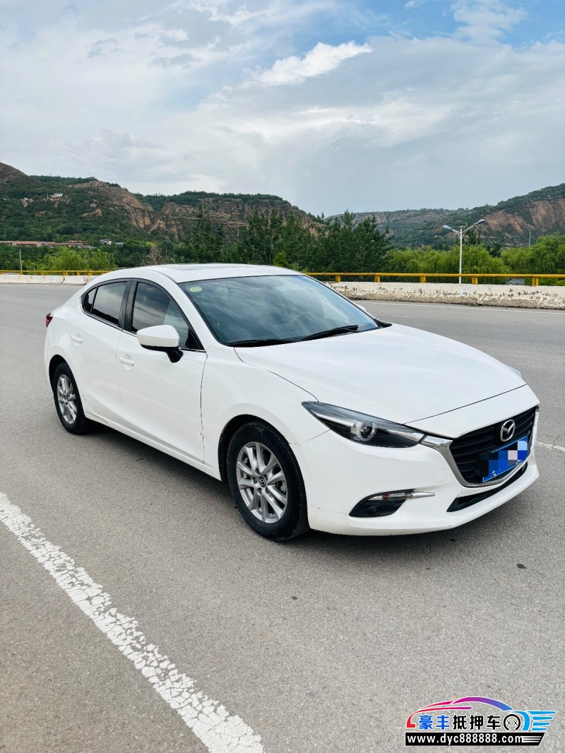 19年马自达3 Axela昂克赛拉轿车抵押车出售