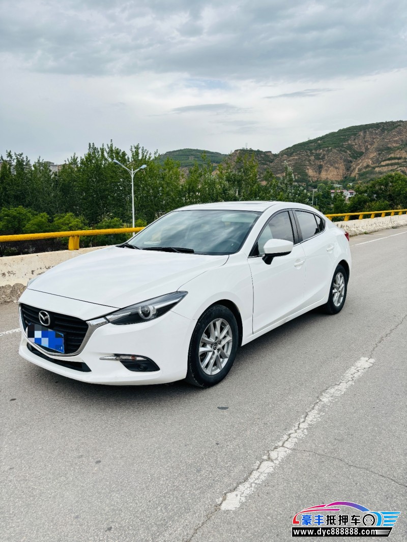 19年马自达3 Axela昂克赛拉轿车抵押车出售