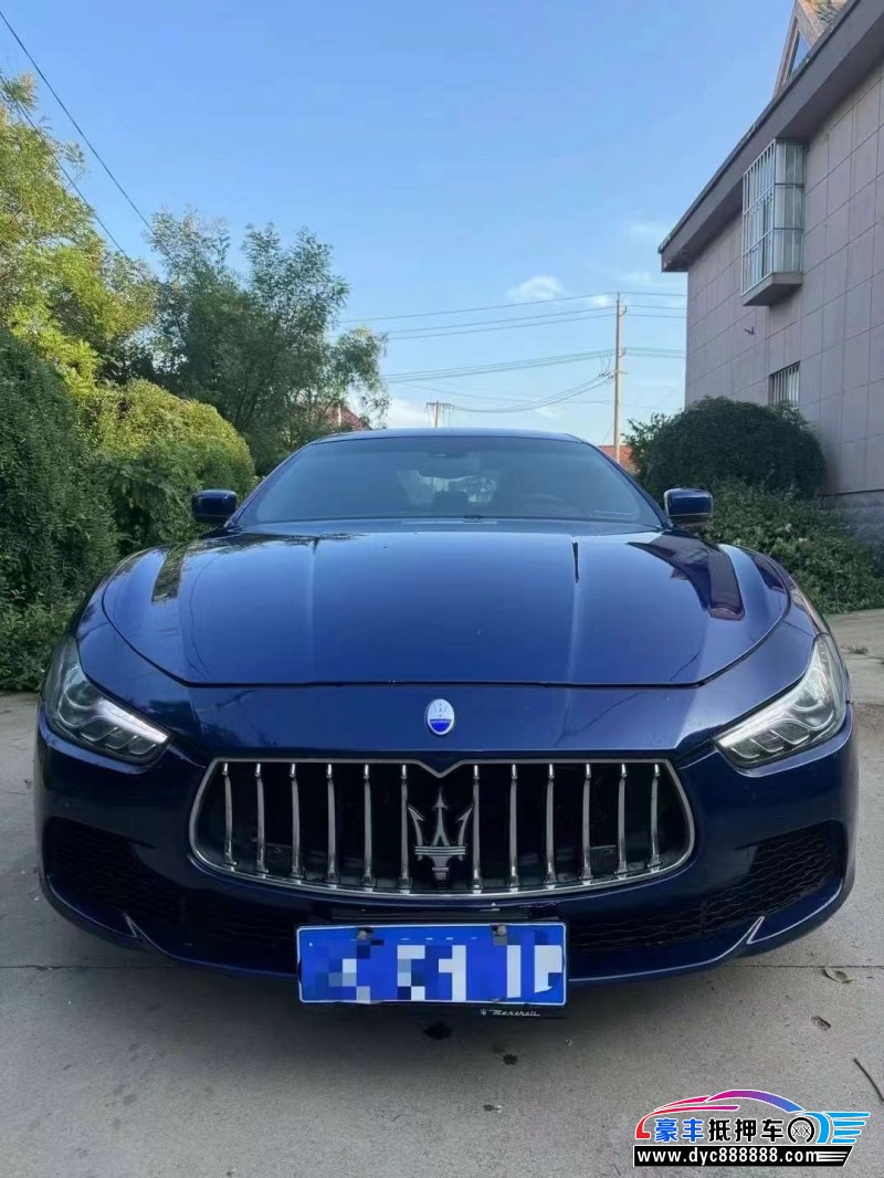 15年玛莎拉蒂Ghibli轿车抵押车出售