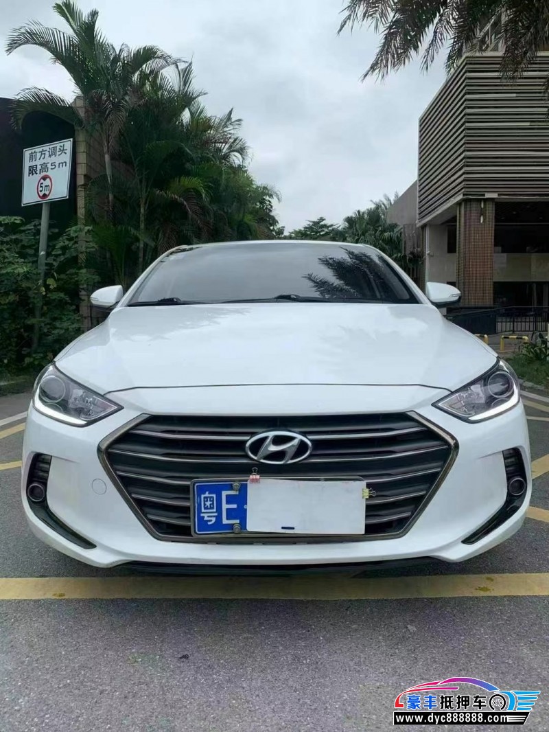 18年现代领动轿车抵押车出售