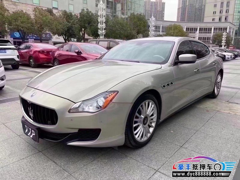 14年玛莎拉蒂总裁轿车抵押车出售
