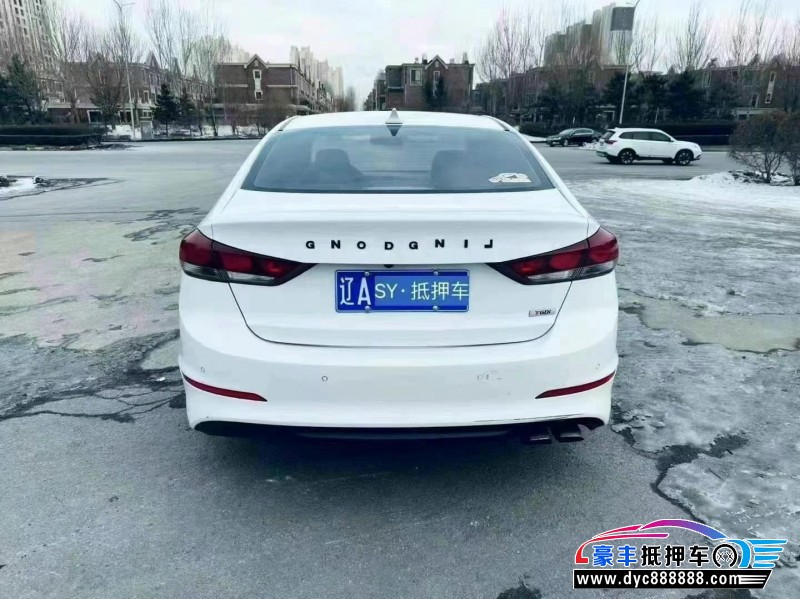 17年现代领动轿车抵押车出售