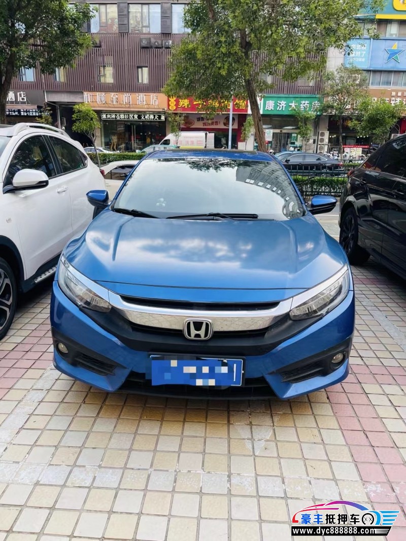 19年本田思域轿车抵押车出售