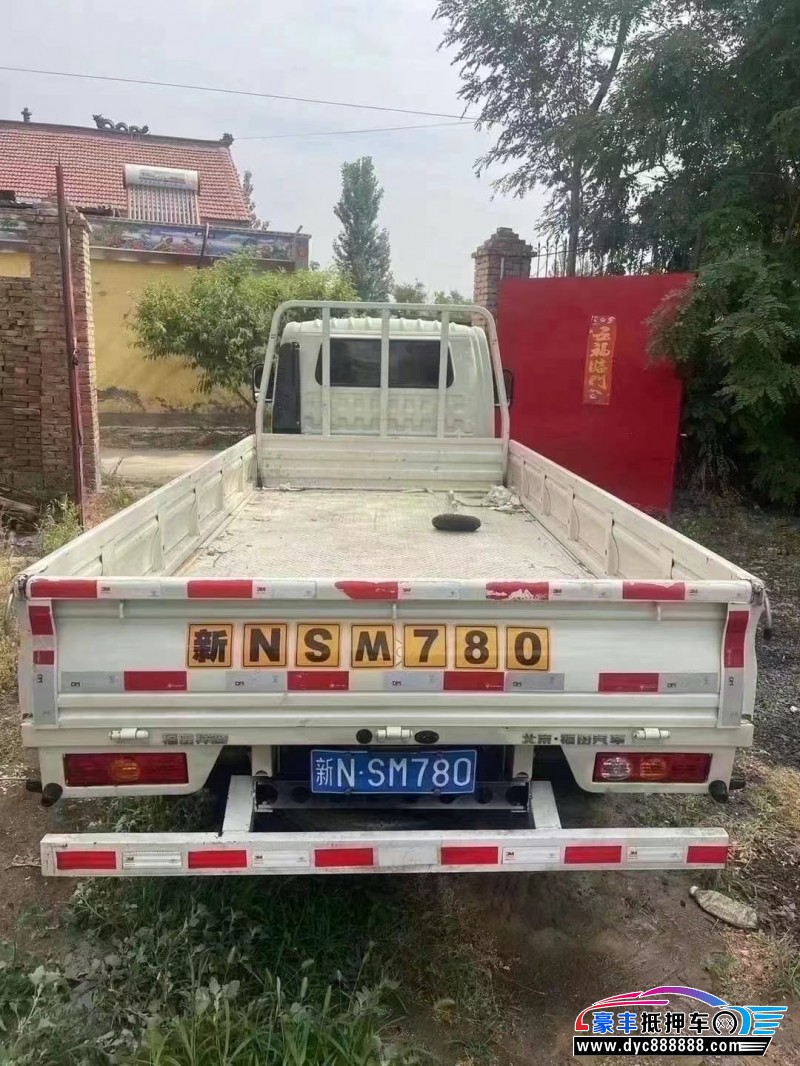 22年福田平板轿车抵押车出售