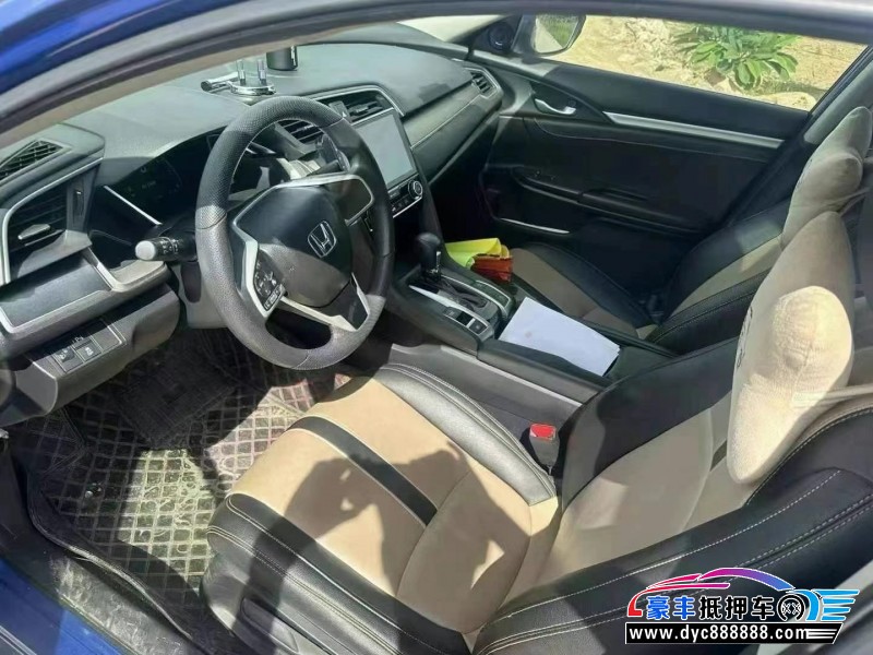 19年本田思域轿车抵押车出售