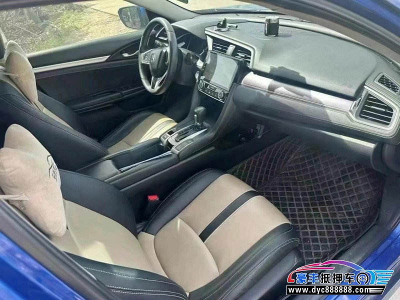 19年本田思域轿车抵押车出售