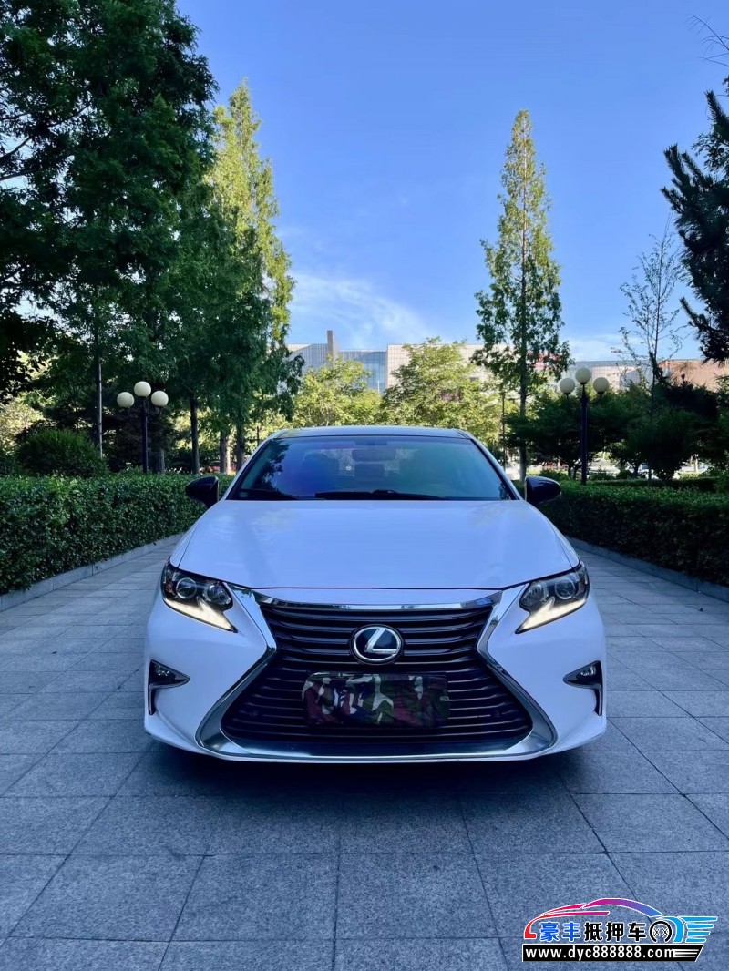 16年雷克萨斯ES轿车抵押车出售