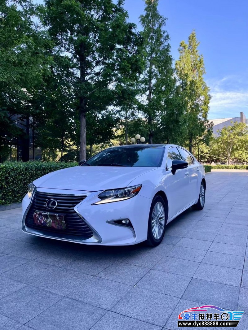 16年雷克萨斯ES轿车抵押车出售