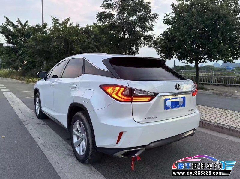 16年雷克萨斯RX轿车抵押车出售