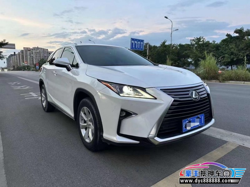 16年雷克萨斯RX轿车抵押车出售