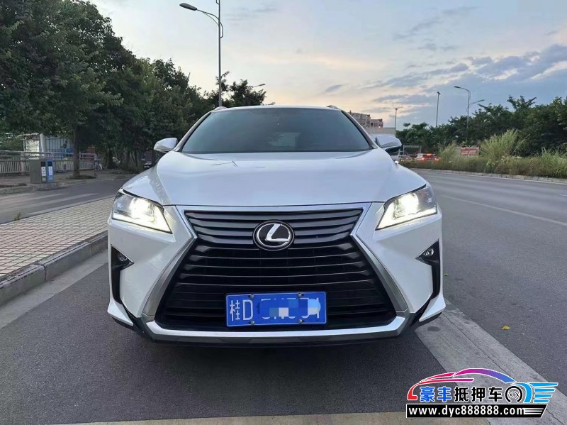 16年雷克萨斯RX轿车抵押车出售