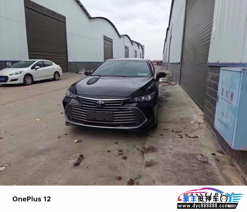 21年丰田亚洲龙轿车抵押车出售