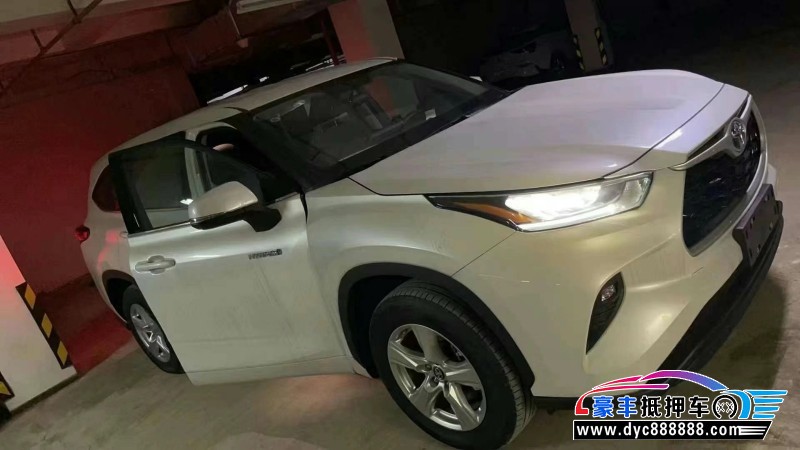 24年丰田汉兰达轿车抵押车出售