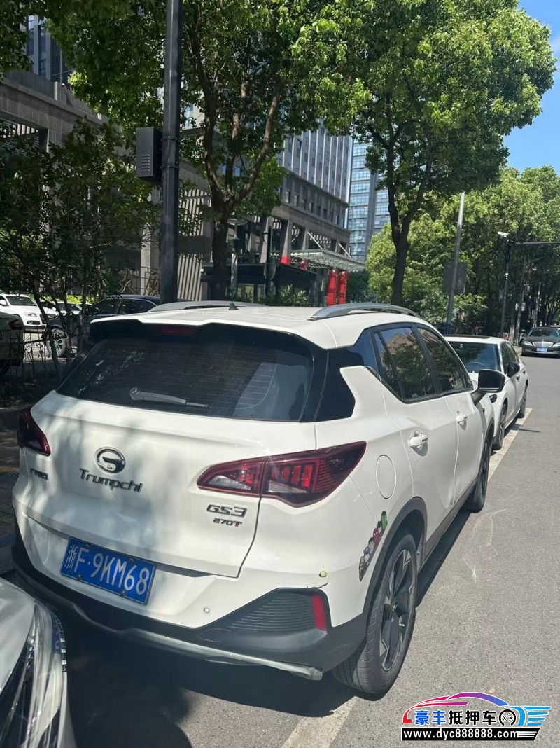 21年传祺gs3轿车抵押车出售