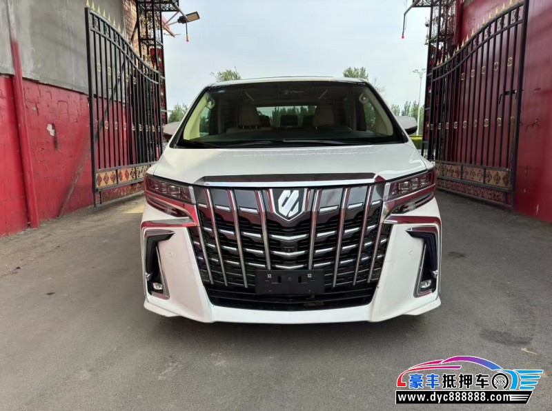 16年丰田埃尔法轿车抵押车出售