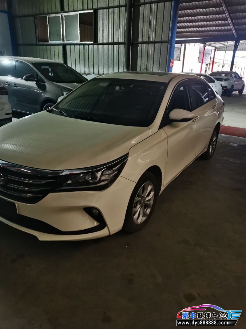 18年传祺GA4轿车抵押车出售