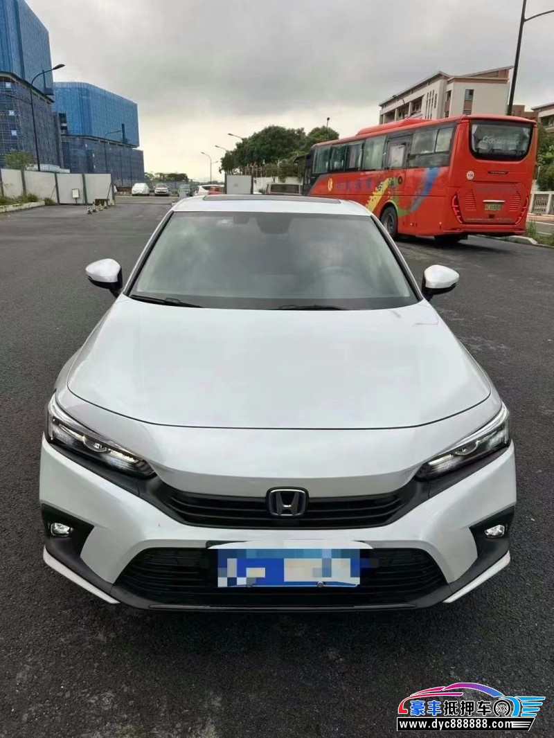 23年本田思域轿车抵押车出售